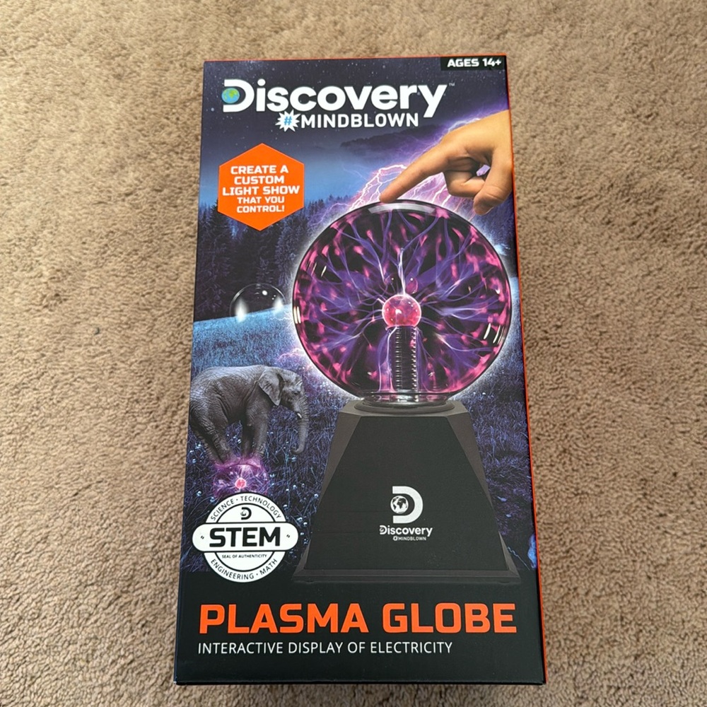 Discovery mind blown Plasma Globe